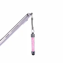 500 шт. роскошный со стразами сенсорный экран емкостный стилусы мяч блестящая ручка ручки для iphone Планшетные ПК iPad