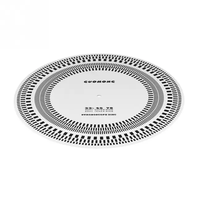 Profesional LP Vinyl Record Turntables Phono Tachometer Calibration Stroboscope Disc For Phonograph Gramophone