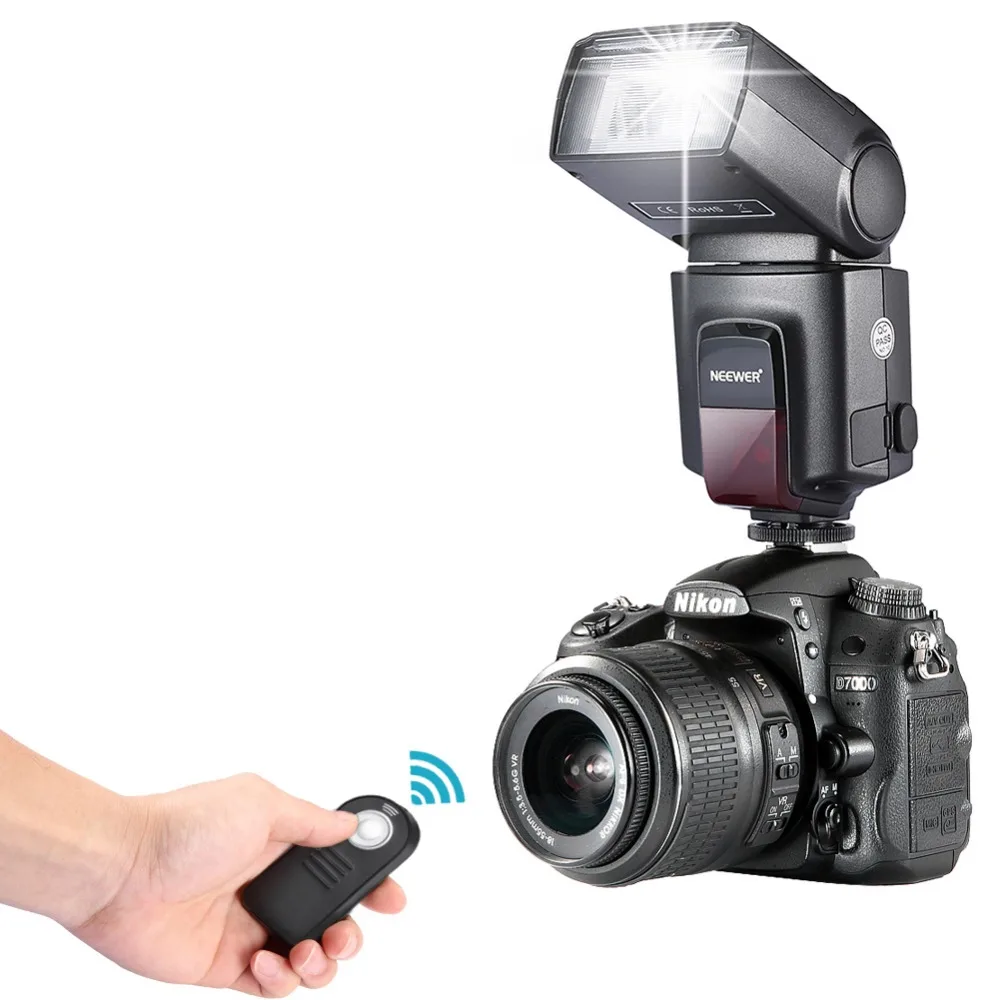 Вспышка Neewer TT560 Speedlite с 12 цветными фильтрами и ИК беспроводным пультом