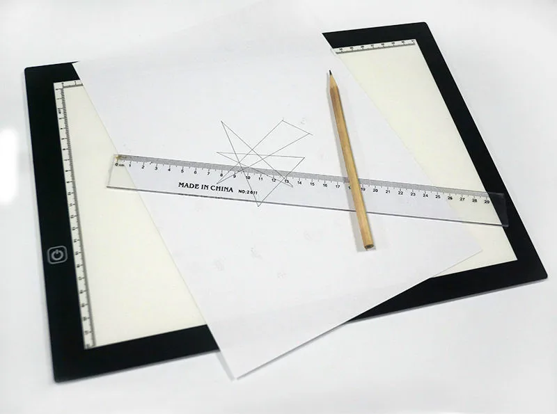 1 шт. A4 ультра-тонкий светодиодный светильник копировальная доска для рисования стол с сенсорным типом анимационный копировальный светильник для трассировки планшет с регулируемой яркостью(B