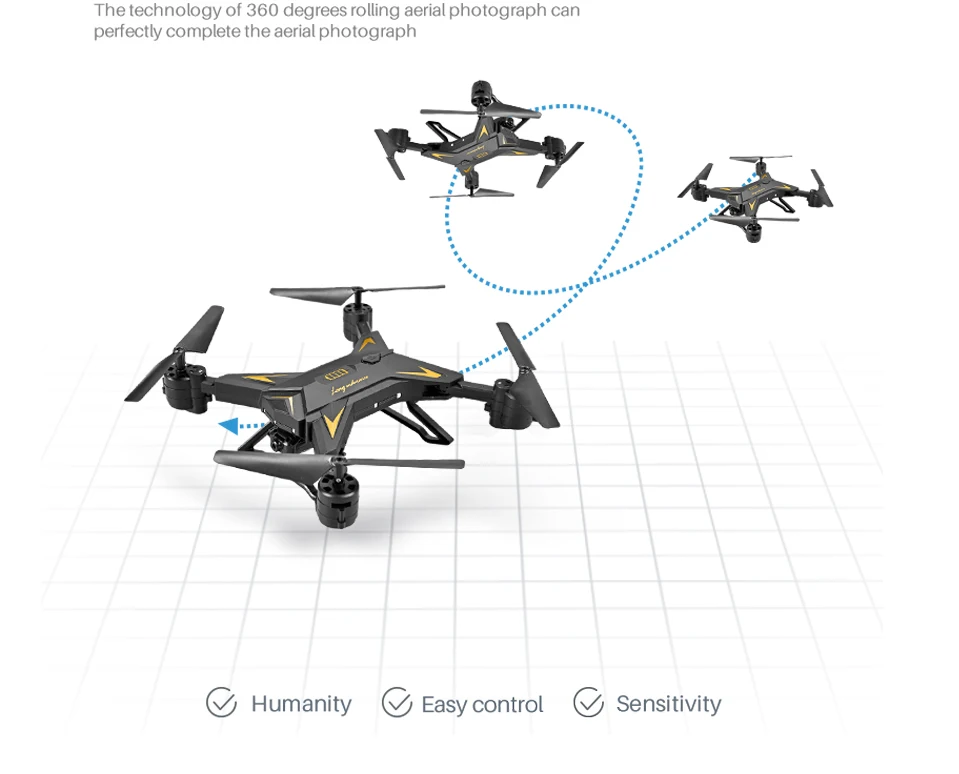 Радиоуправляемый вертолет Дрон с камерой HD 640P 1080P wifi FPV селфи Дрон Профессиональный складной Квадрокоптер 20 минут работы от батареи