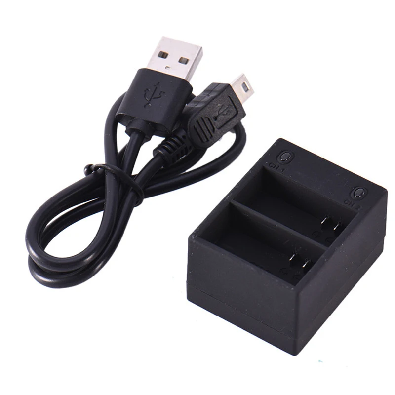 

Sports Camera Battery Charger For GoPro Hero 3 AHDBT201 AHDBT-301 Dual USB Cable Charger Go Pro Accessories Black For GoPro Hero