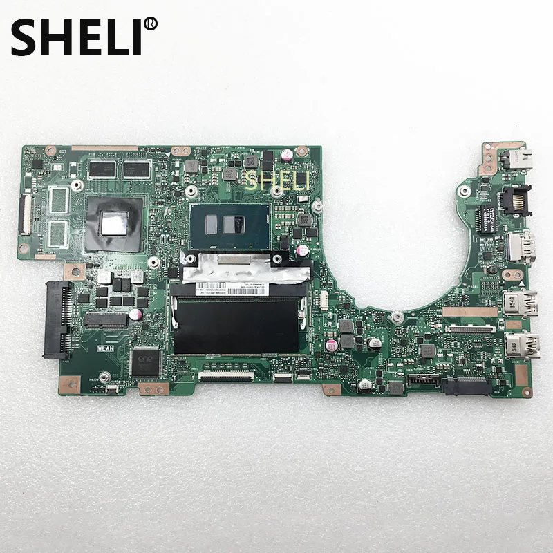  SHELI FOR ASUS K501UX Laptop Motherboard K501UX motherboard K501UX Mainboard i5-6200U