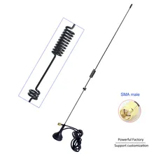 Внешний 433 МГц присоски антенна с высоким коэффициентом усиления 7dBi UT-106UV UV5R автомобиля 433 МГц иди и болтай walkie-антенна для рации sma разъем 1 шт