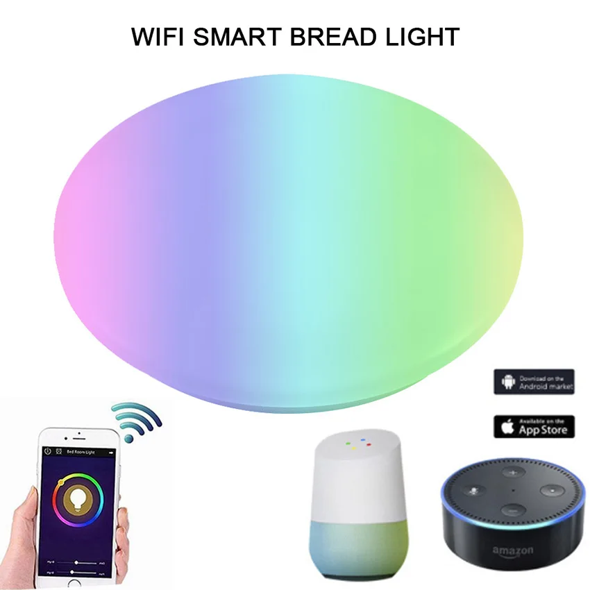 LED Wifi Wireless ceiling lights 48W AC85 265V Dimmable