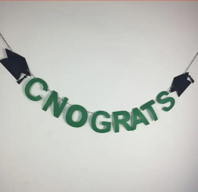 party decoration cnograts university college graduation party banner