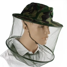 Balight полезные анти-москитные пчелы шляпы для защиты от насекомых рыболовная маска Защита лица шляпа сетка камуфляж Крышка V2
