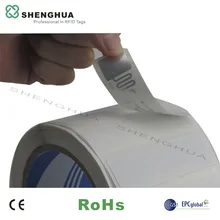 1000 шт/рулон Пассивная RFID метка UHF самоклеящаяся бумага для маркировки для безопасности Systerm для контроля доступа