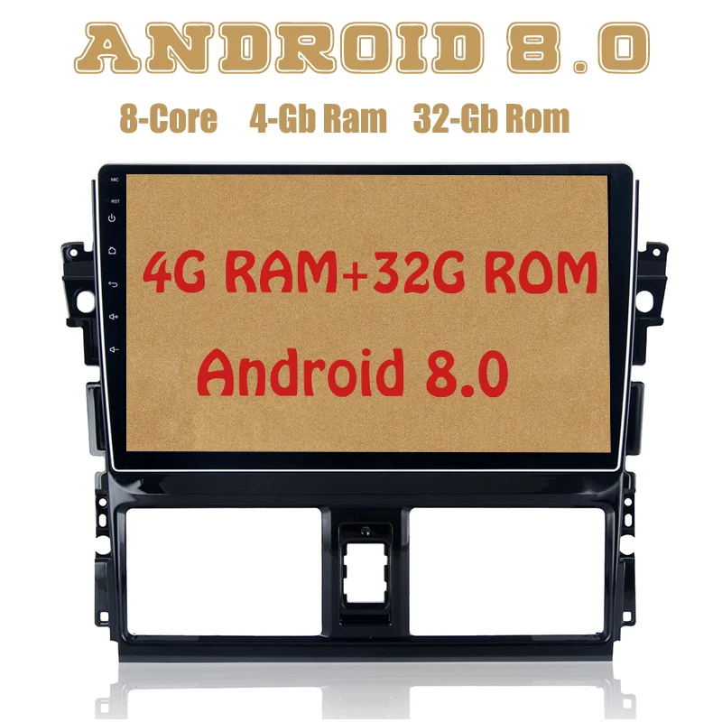 

Android 8.0 car radio gps for toyota Vios Yaris 2013-2016 with Octa core PX5 4G RAM 32G ROM wifi 4g usb Auto Stereo Multimed