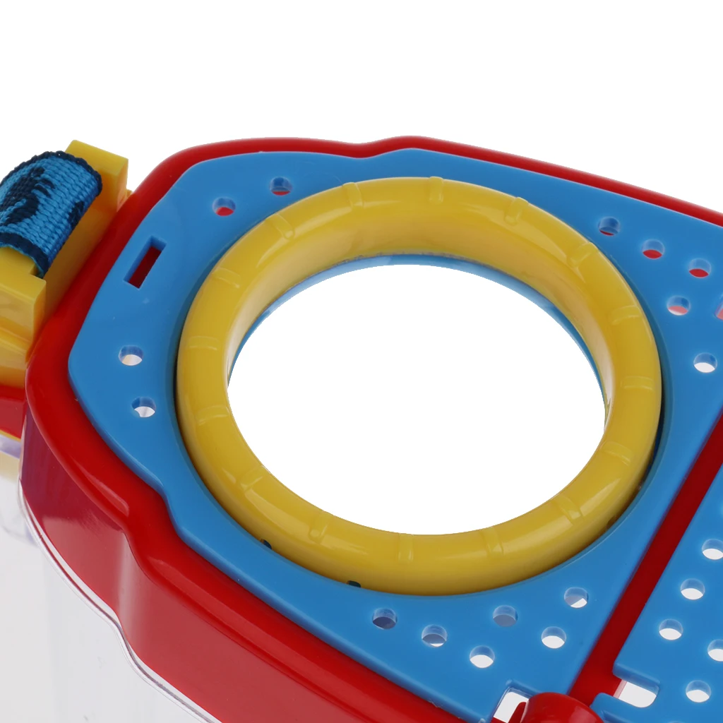 baby educational toys Fancy Color Kids Insect Viewer Magnifying Box Lid Air Holes Neckcord Strap Nature Exploration Tools