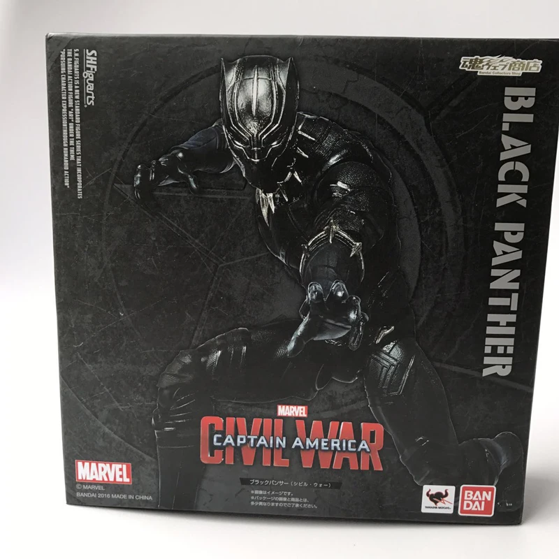 Captain America Civil War Ant Man Black Panther PVC Action Figure Model Doll Birthday Gift For Kids (18)