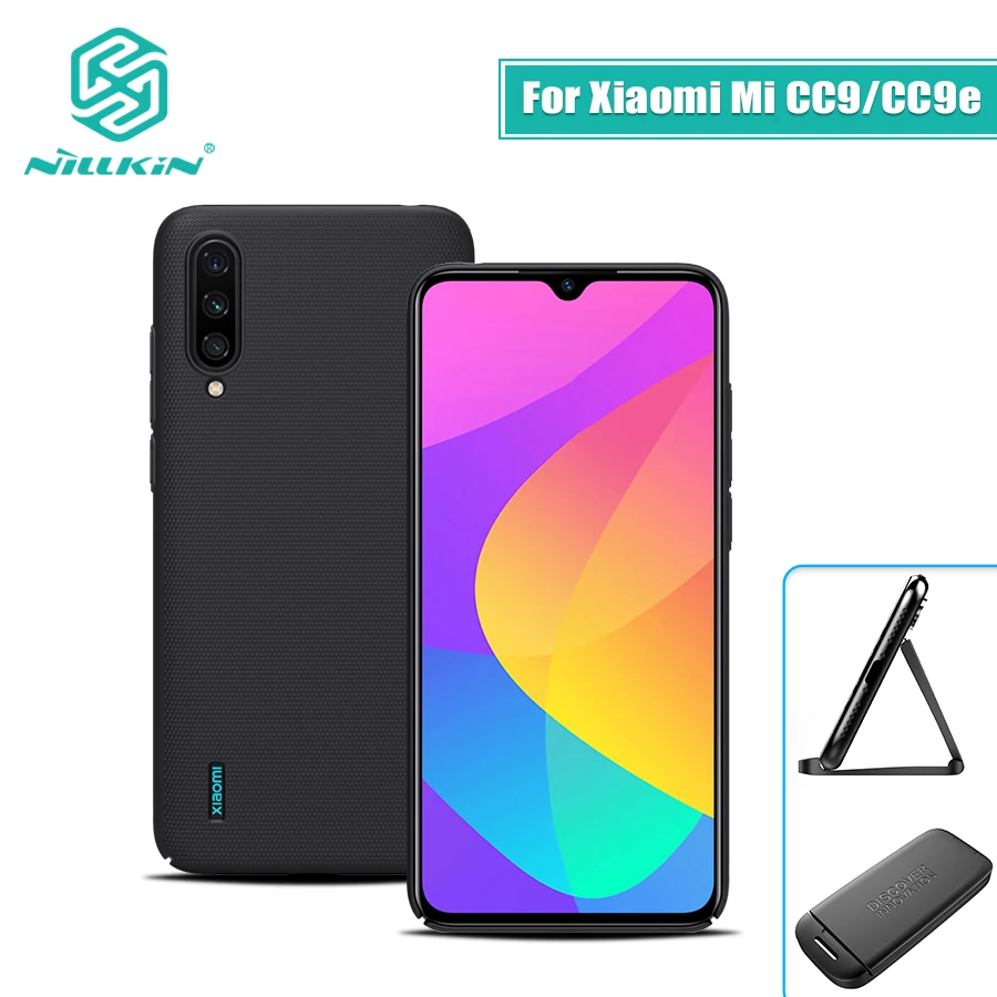 Per xiaomi mi cc9 copertura di caso di 6.39 NILLKIN Glassata del PC dura Opaca di caso della copertura posteriore Regalo di Supporto Del Telefono Per xiaomi mi cc9e cc9 e 6.08