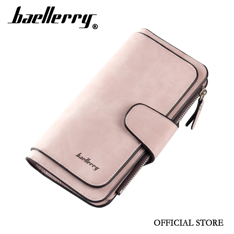 long leather purse