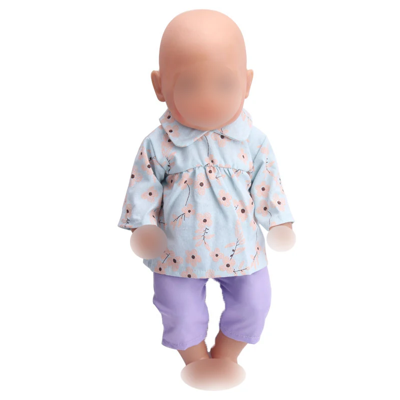 

The 15new models of hand-made doll clothes are free of shipping for children's toy accessories with 43CM doll floral skir f312