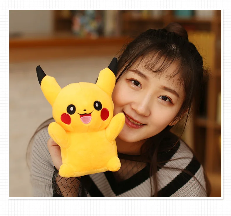 

1pc 22cm new baby kids toy Pikachu Plush Toys High Quality Cute Doll Plush Toys Christmas Valentine's Day gifts for Children