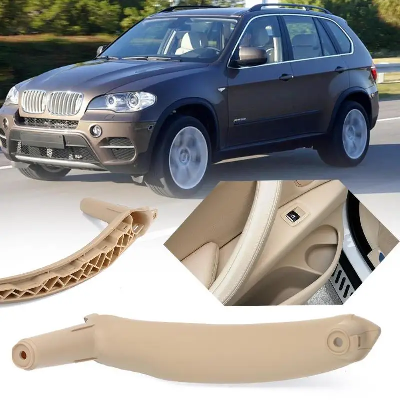 

1pcs Right Inner Door Panel Handle Pull Trim Cover+Tools for BMW X5 X6 E70 E71 2007-2013 51416969404