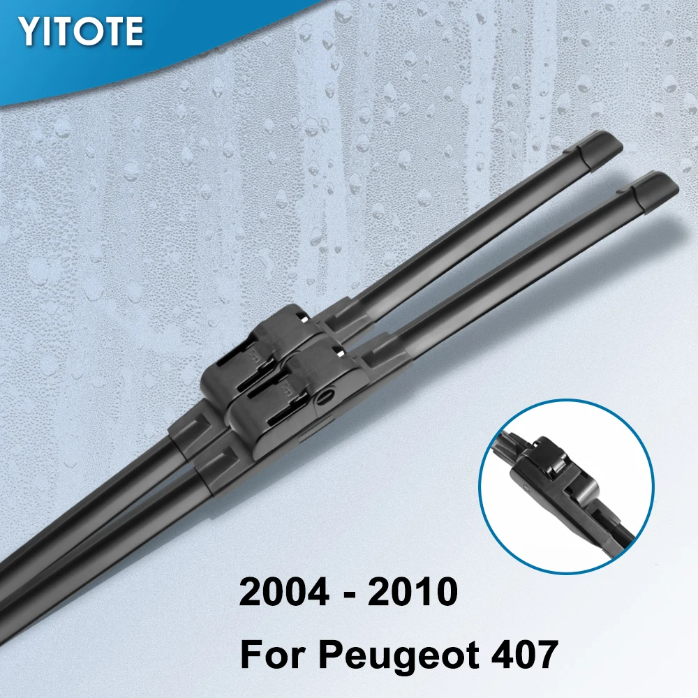 Щетки стеклоочистителя YITOTE для Peugeot 407 Fit Side Pin Arms 2004 2005 2006 2007 2008 2009 2010 | Автомобили и