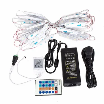 

Storefront Light 108Ft SMD5630 Window LED Light 50Pcs 3 LED Module Light Waterproof Decorative Light with Adhesive ST242