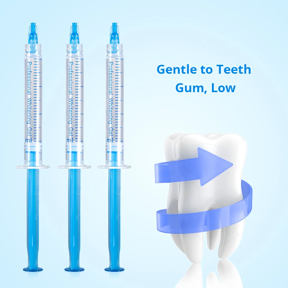 

3 Teeth Whitening Gel Pens Set Hydrogen Peroxide Gel Home Use Dental Bleaching Kit Whitening Tooth