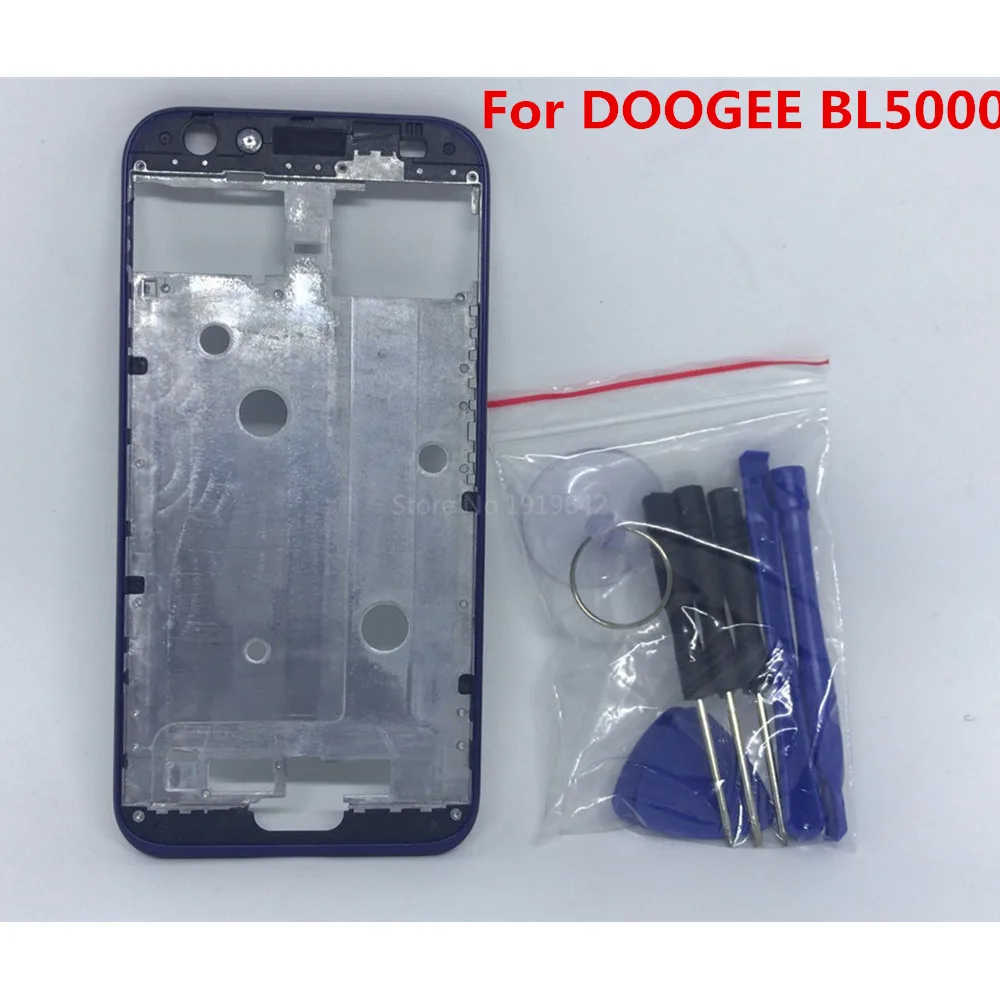 DOOGEE BL5000 5,5 дюймов Чехол для мобильного телефона с металлической рамкой запчасти для ремонта среднего бампера+ Инструменты для ремонта