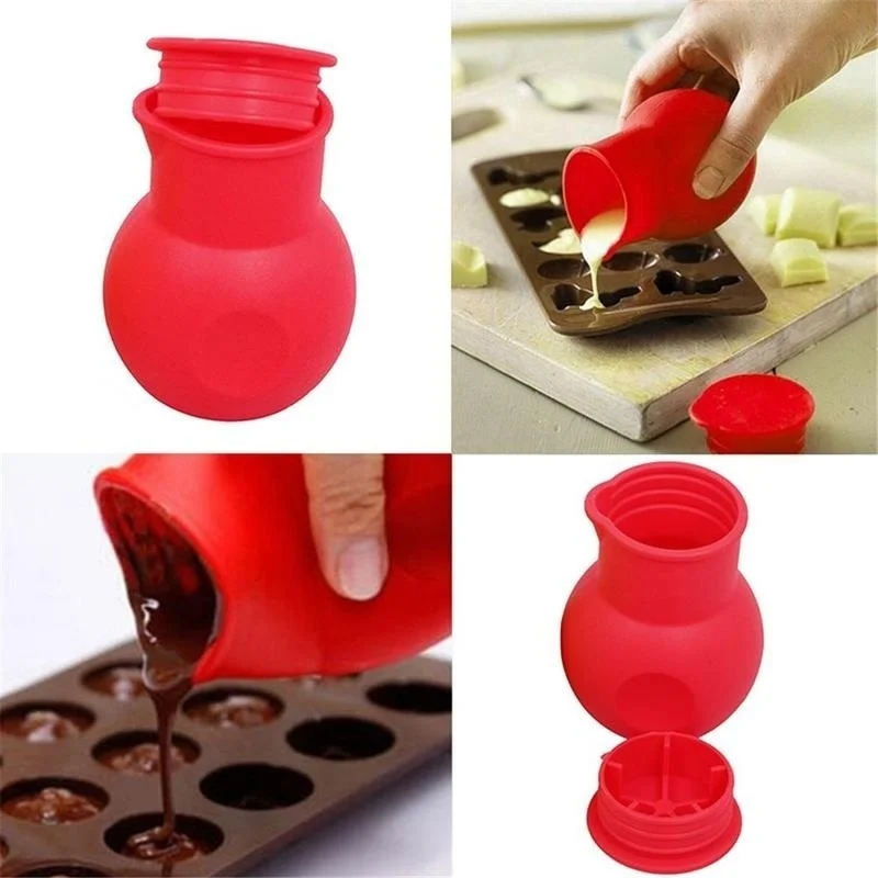 Pouring Pan Silicone Butter Kitchen Tool Milk Pot Chocolate Melting Mould Kitchen Accessories