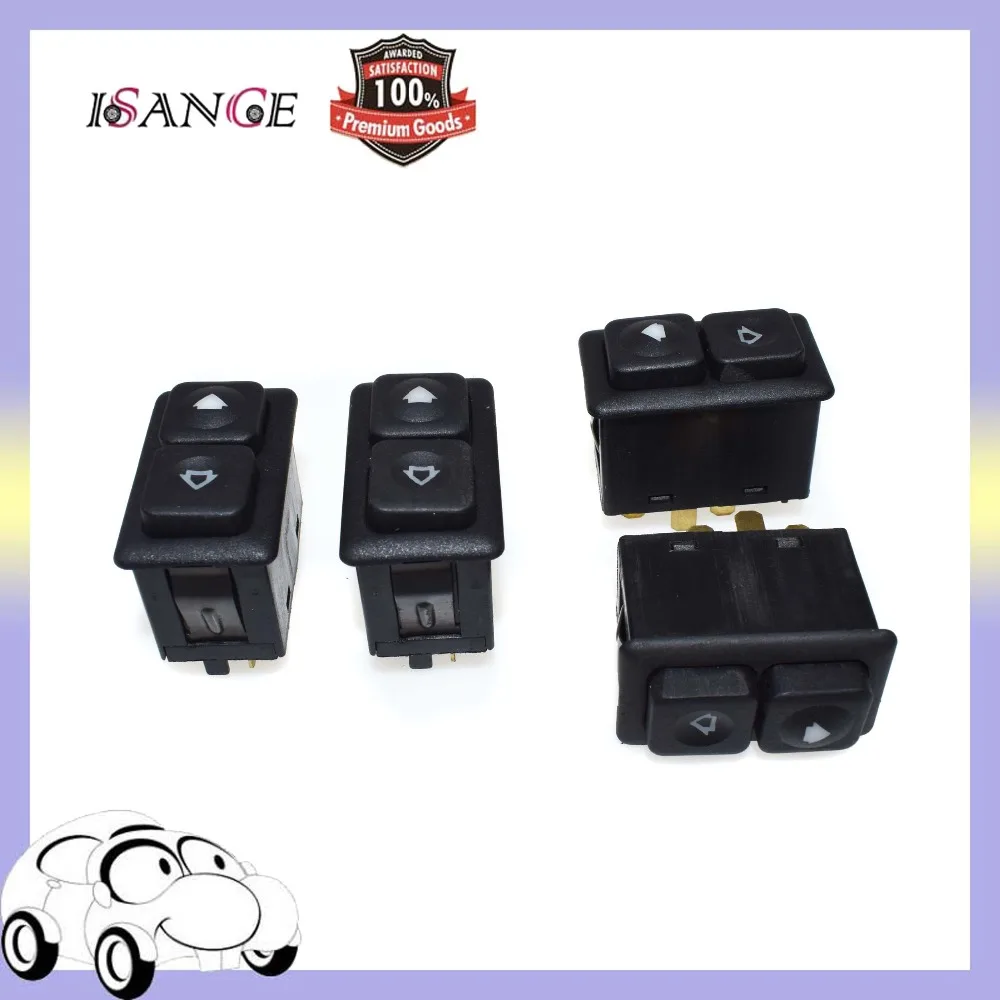 ISANCE 4 шт. выключатель питания 61311381205 для BMW E24 E28 E30 318i 318is 325e 325es 325i 325iX 325is 524td 528e 535i M3 M5