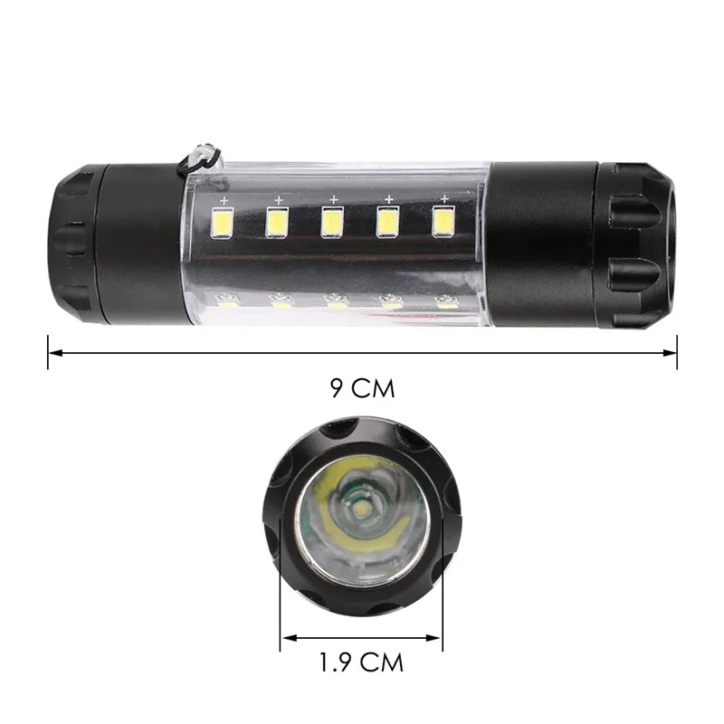 Фонарик SANYI XPE + 20 SMD COB светодиодный супер яркий с 1 батареей АА или 14500 портативный