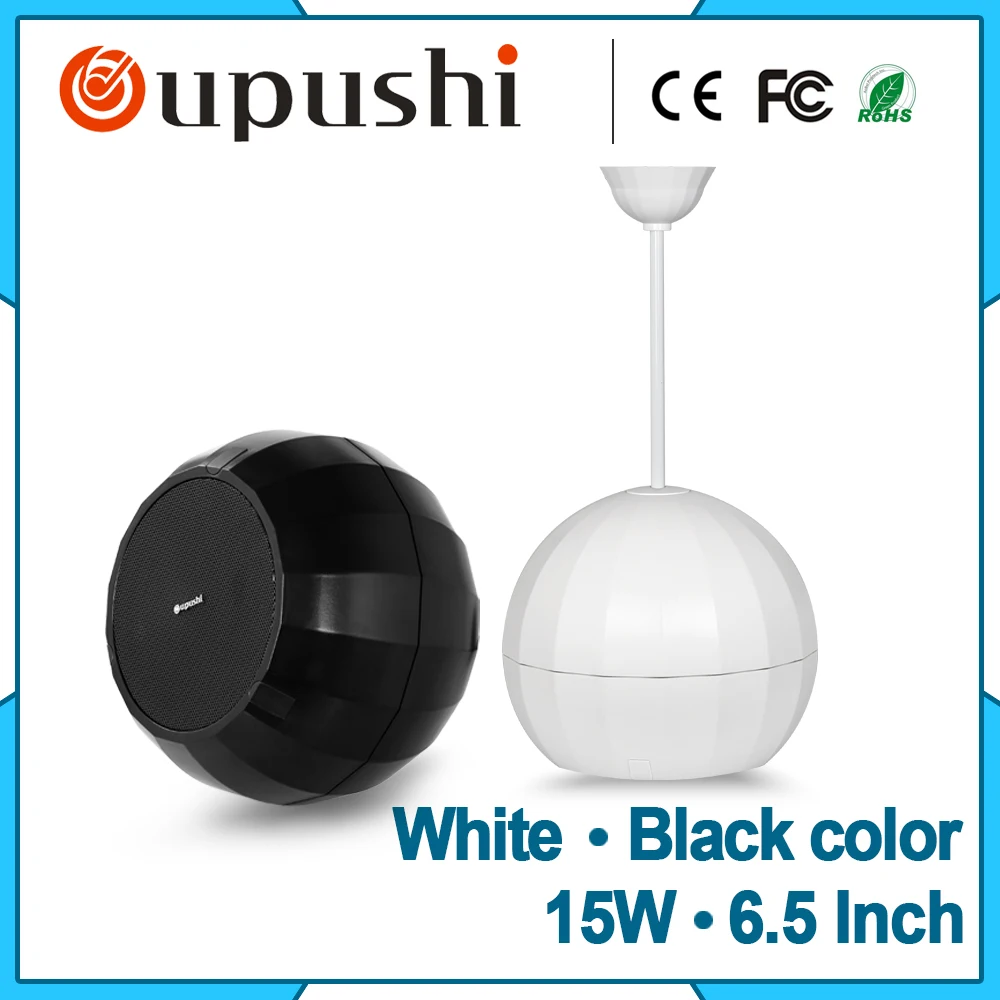 15W Audio Loudspeaker 6.5" Ceiling Hanging Mount Speaker Hanging type