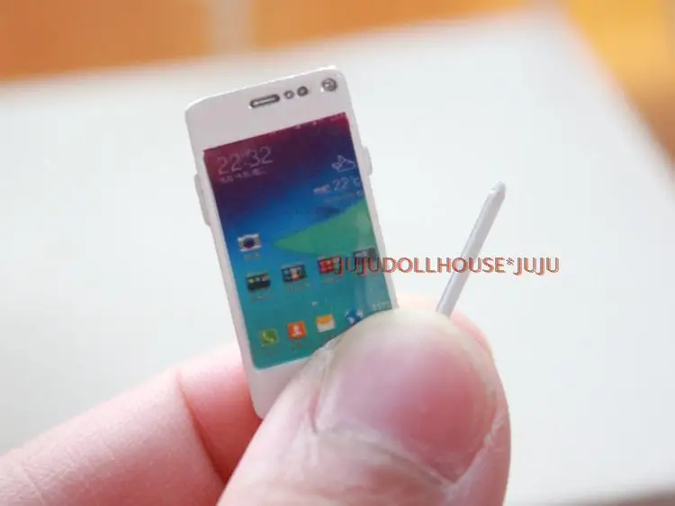 

MINI doll house Siwan mini simulation scene mobile phone with pen
