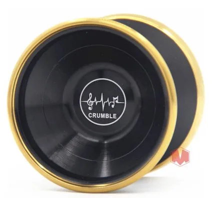 Алийо сминаемый ритм YOYO 7075 металлическое кольцо из нержавеющей стали 1A 3A 5A для профессионального йо-йо плеера - Цвет: black