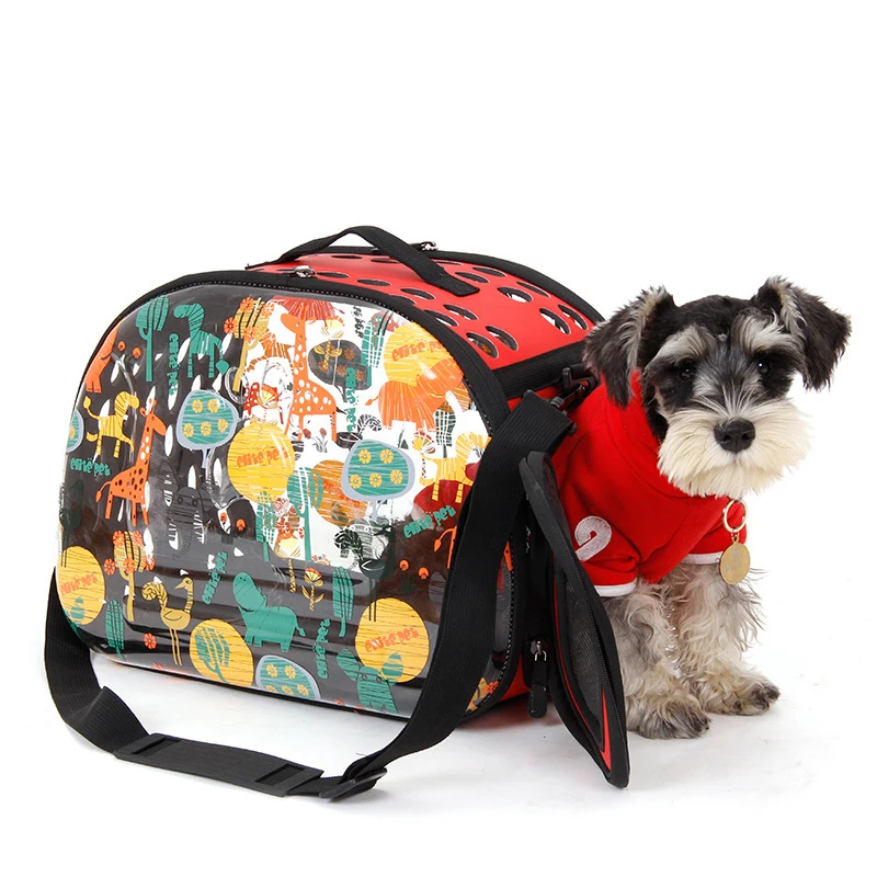 

Clear Breathable Cat Dog Carrier Travel Bag Portable Puppies Little Small Animal Pet Handbag Carrying Outdoor Shoulder Bag Goods