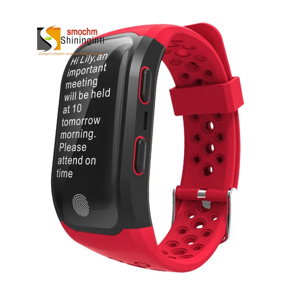 

Smochm S908 GPS Tracker Smart Band IP68 Waterproof Wristband Multiple sports Mode Heart Rate Monitor Call Reminder Mi Smartband