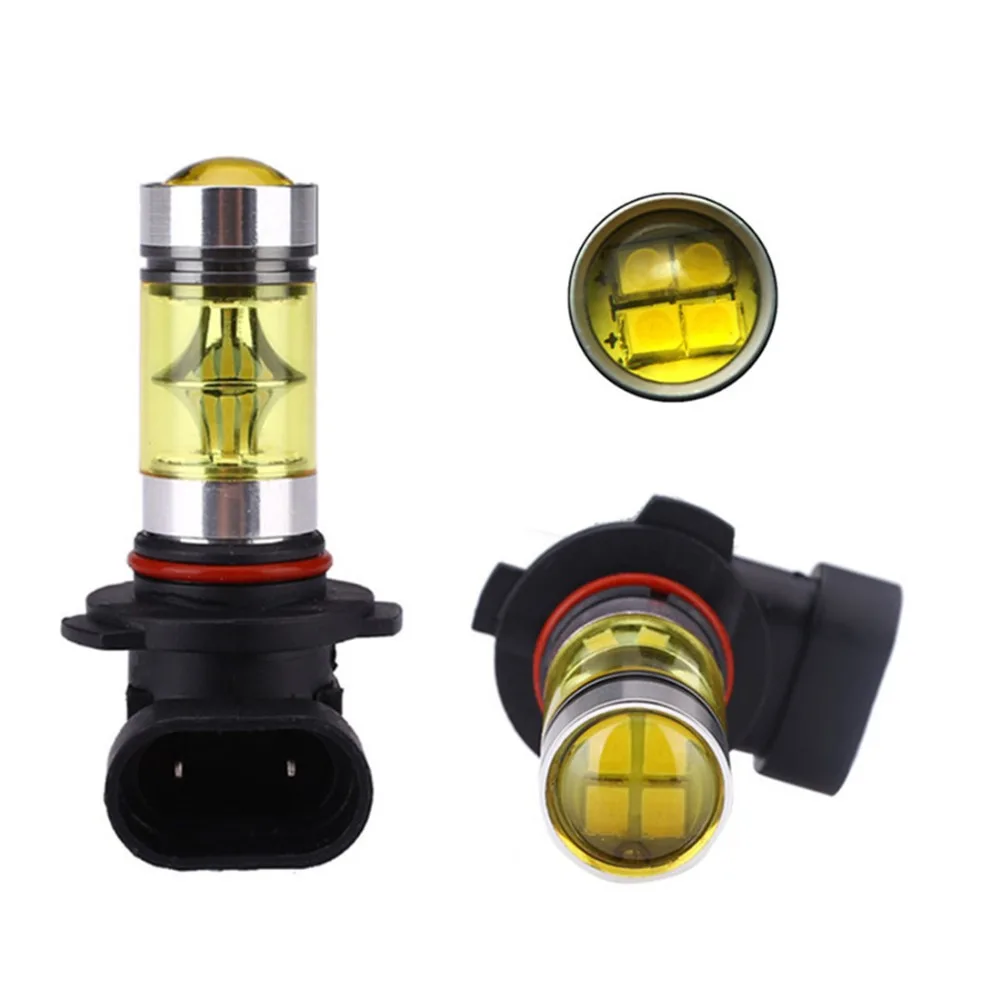 2 шт. 100 Вт H4 H1 H3 H7 H11 H16 9005 9006 880 светодиодные лампы 20 SMD Автомобильные