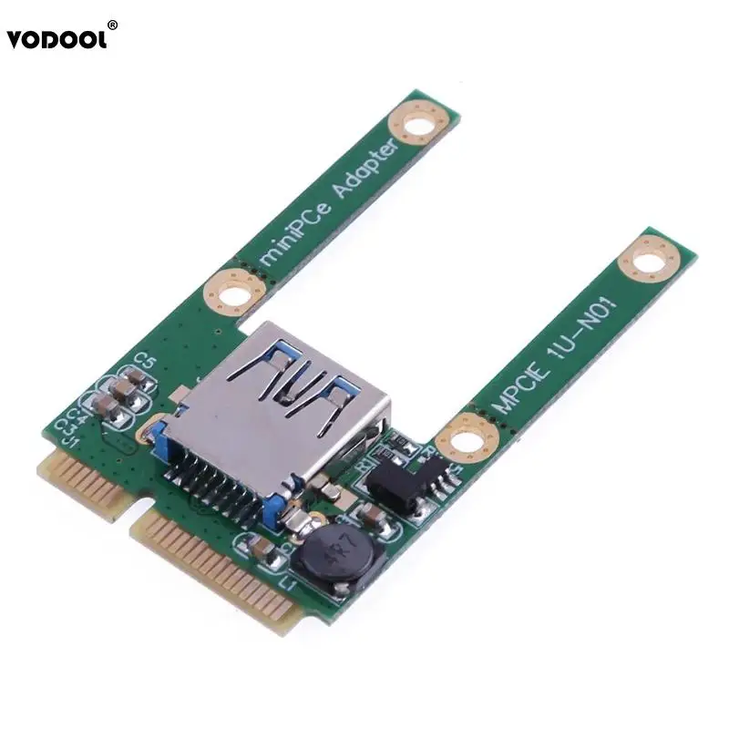 VODOOL ноутбук Mini PCI E к USB 2 0 адаптер Расширительная карта Express слот интерфейс