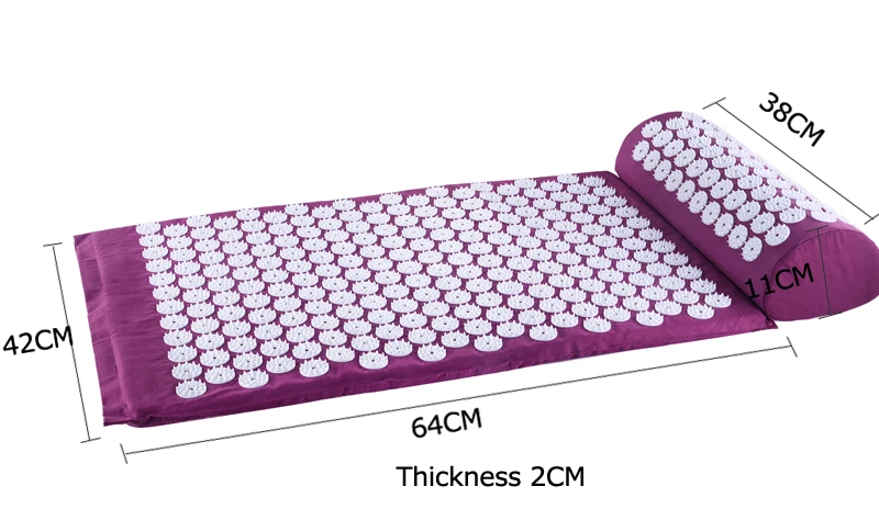 Супермен Массажный коврик Акупунктура фитнес Йога Акупрессура Подушка Шакти боль в ноге коврик