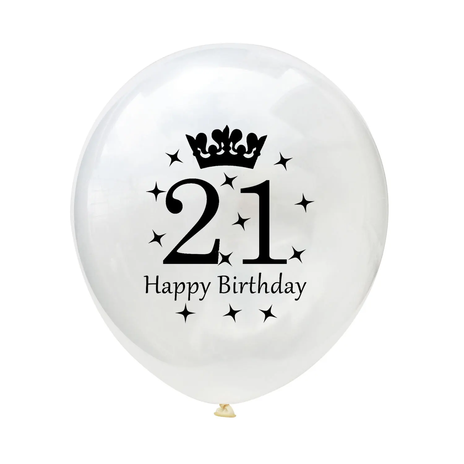 10pcs/lot Happy Birthday Balloon Birthday Number Balloons 30 40 50 60 Latex Balloons Wedding Anniversary Decor Birthday Supplies - Цвет: White-21