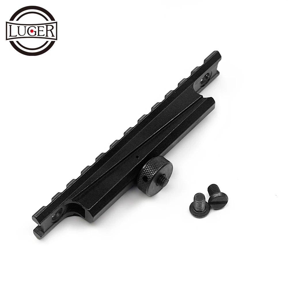 

LUGER Tactical Weaver Rail M4 AR15 M16 20mm Rail Mount Scope For Carry Handles Gun Rifle Airsoft Hunting Quick Release Tool