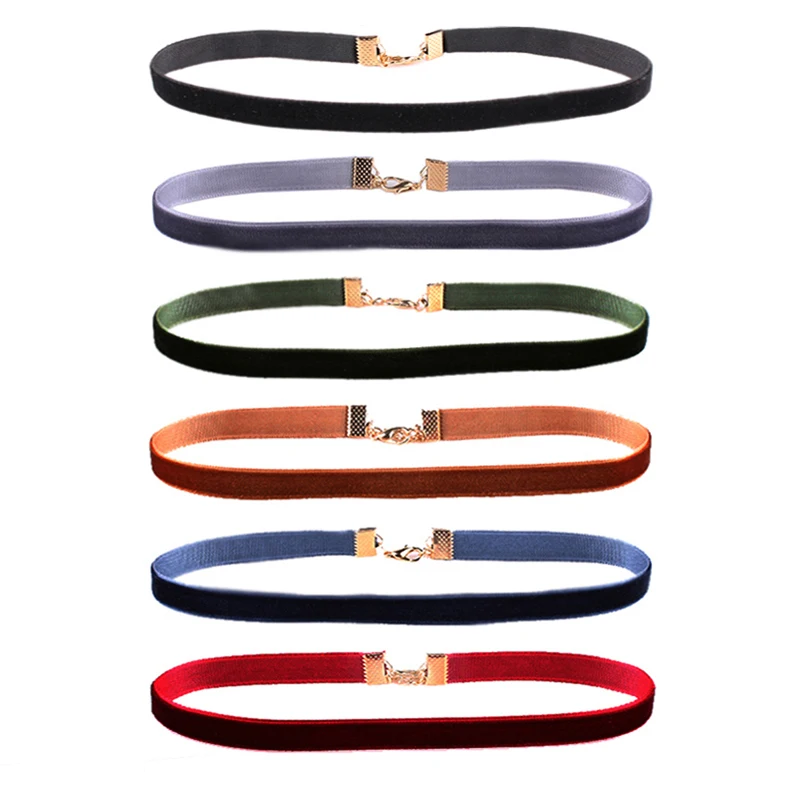 Женское колье чокер в готическом стиле 6 цветов|choker fashion necklaces|choker necklacefashion necklace |
