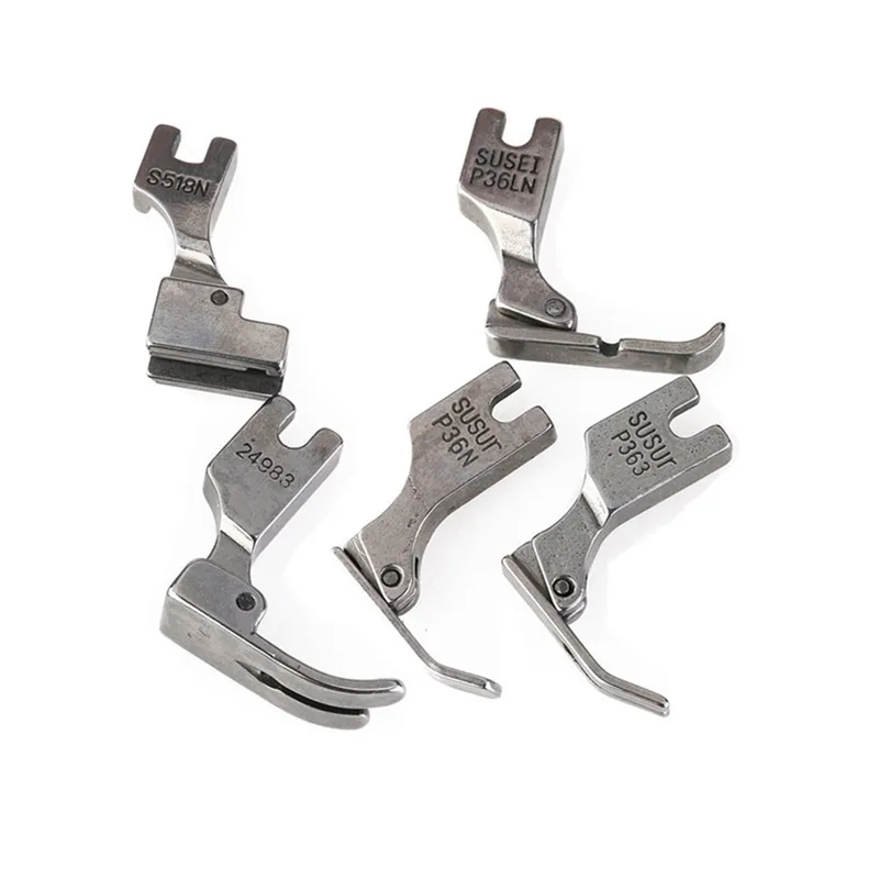 5 шт. лапки для Juki Промышленная швейная машина S518N P36LN P36N P35 P363(серебро) 5BB5109