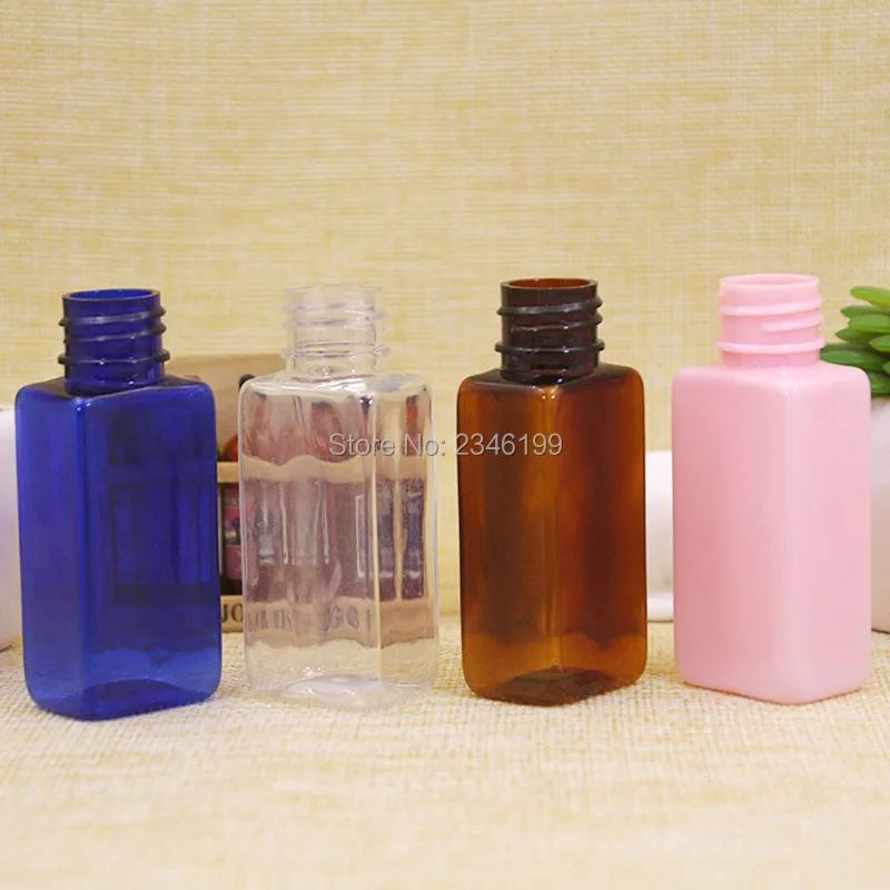 30ml Plastic Bottle Rotating Cover Bottle Aluminum Cover Container Cosmetic Container Transparent Empty Plastic Bottle 30ml (6)