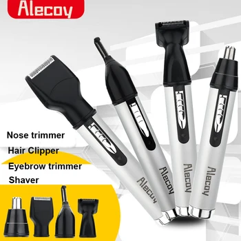 

Portable Shaver 4 in 1 Recharegable Shaver Nose Trimmer Hair Clipper Eyebrow Trimmer Washable Face Care Clean Men Beard Trimmer