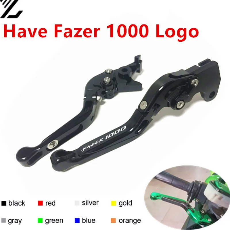 Логотип FAZER1000 для мотоцикла YAMAHA FZ1 FAZER 2001-2005 2006-2015 регулируемые Складные Выдвижные