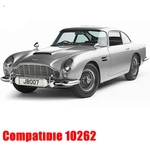 

Cerator 007 James Bond Aston Martin DB5 Sets Compatible Legoing 10262 Model Building Kits Blocks Bricks Educational Kid Toy Gift