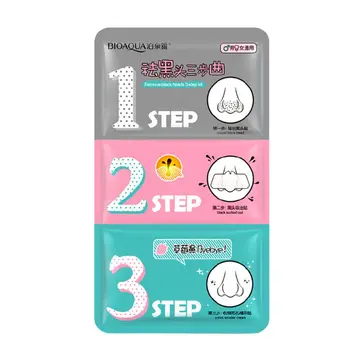 

Trendy Nose Clear Black Head 3 Step Kits Beauty Cleaning Cosmetic Korea Pig-nose Clear Remove Beauty Makeup