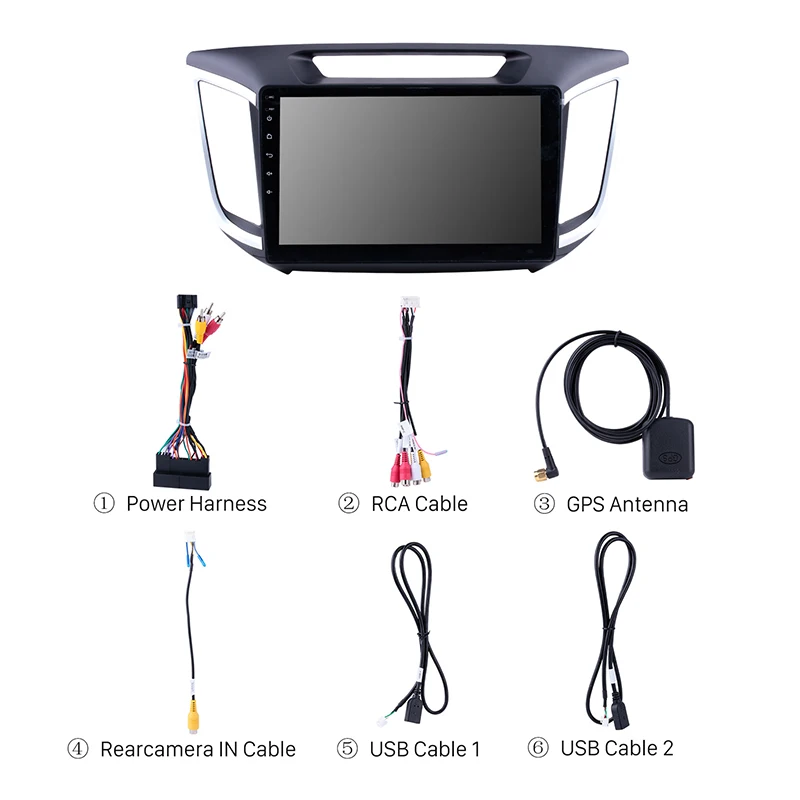 Clearance Seicane 10.1" Android 8.1/7.1 Car Radio Bluetooth GPS Navigation for 2014 2015 Hyundai IX25 HD touchscreen Multimedia Player 3