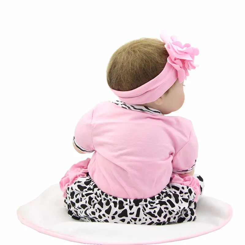 Najtaniej 22 Cal 55cm bebes Reborn miękkie silikonowe ręcznie robione lalki dla niemowląt