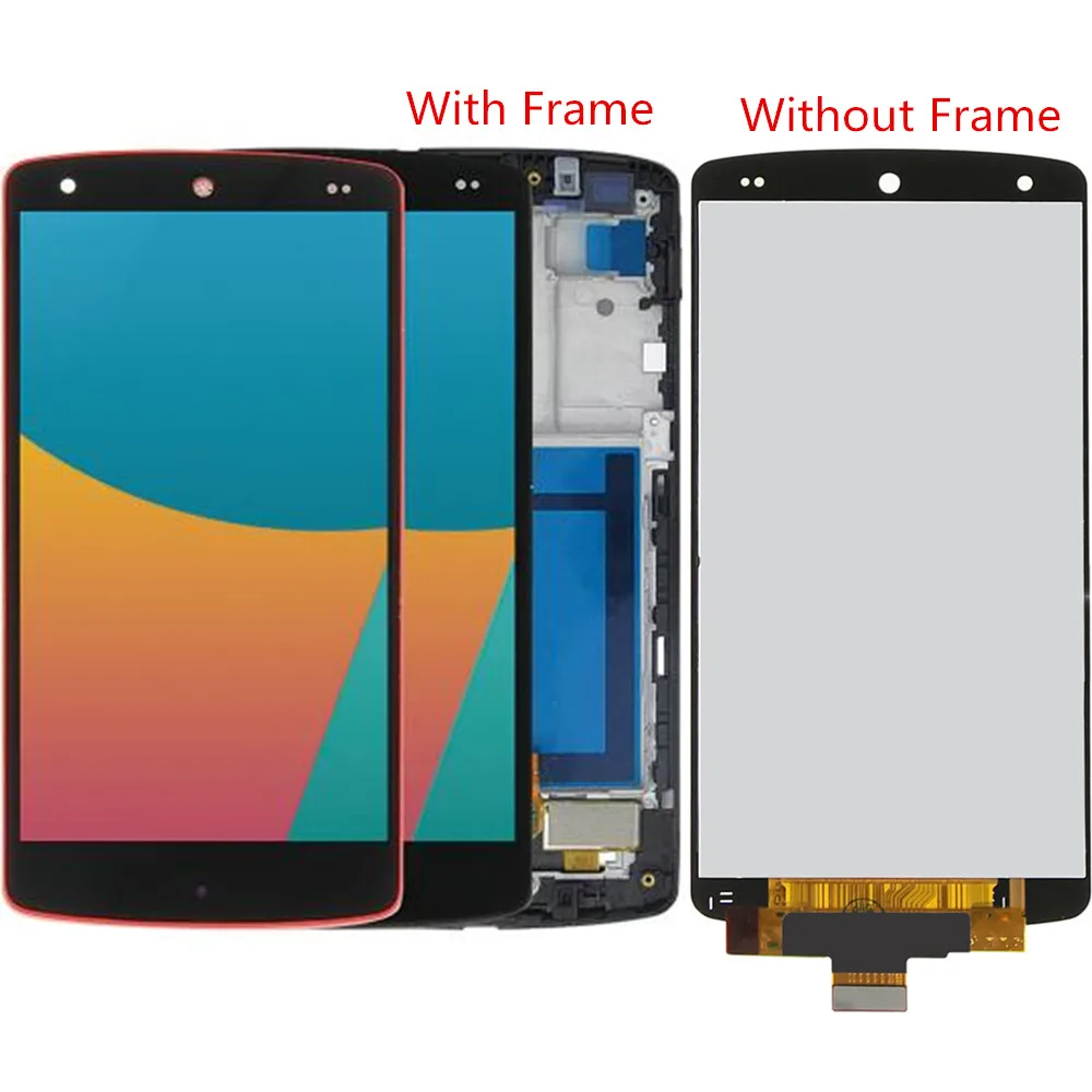 Для LG Nexus 5 D820 D821 ЖК экран и дигитайзер в сборе с заменой переднего корпуса!|Экраны