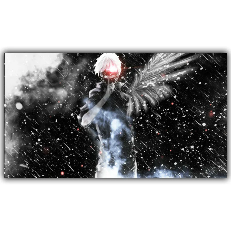 

Tokyo Ghoul Poster Popular Classic Japanese Anime Home Decor Silk Poster Picture Print Wall Decor 30x53cm 50x89cm