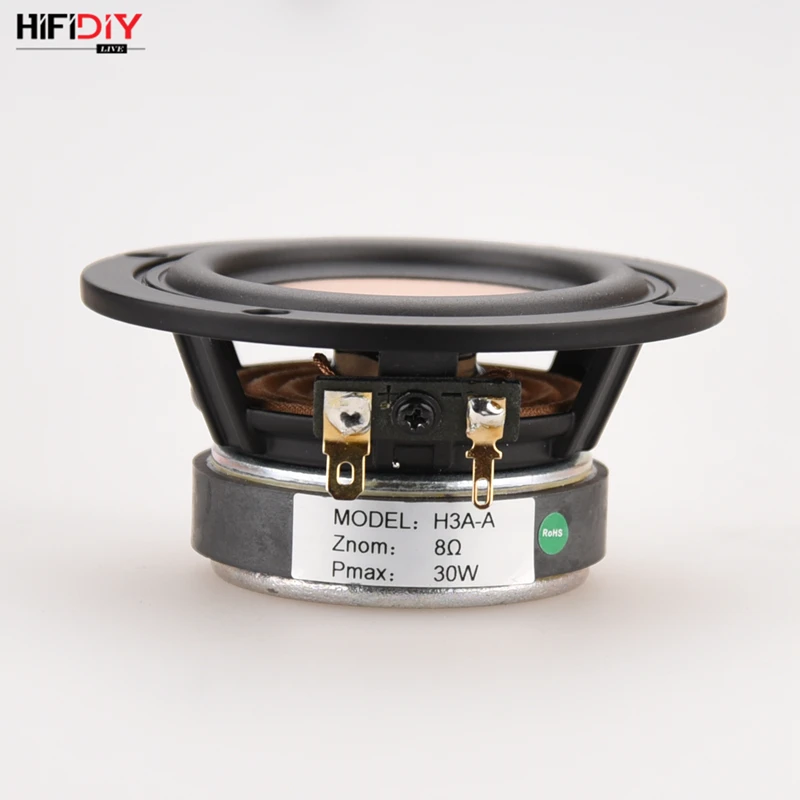 HIFIDIY LIVE hifi 3,6 3,5 дюймов 93 мм полночастотный динамик 8 Ом 30 вт высокий альт бас громкоговоритель H3A-A