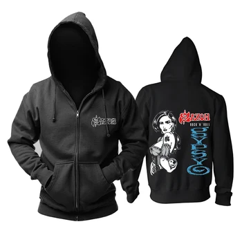 

Bloodhoof SAXON Heavy Metal rock and roll cotton hoodie Asian Size